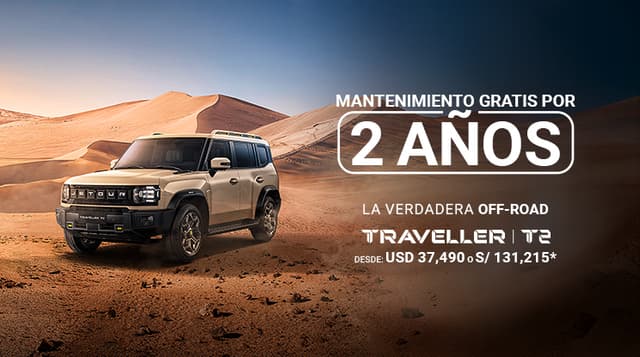 MANT. GRATIS POR 2 AÑOS TRAVELLER T2