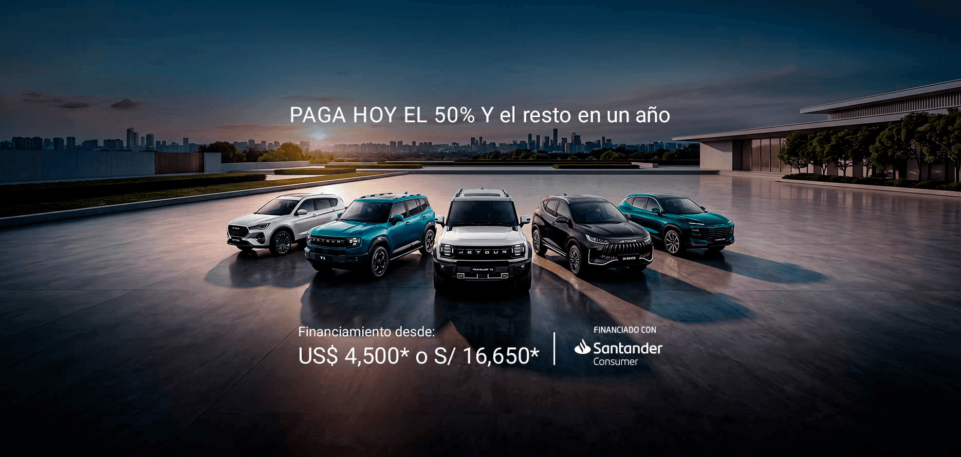PAGA EL 50% HOY, EL RESTO EN UN AÑO
