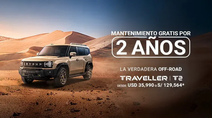 MANT. GRATIS POR 2 AÑOS TRAVELLER T2