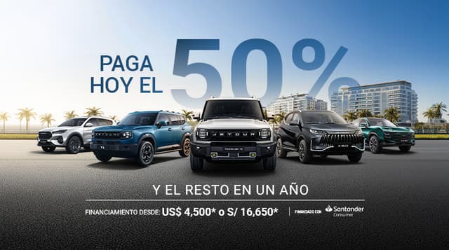 PAGA EL 50% HOY, EL RESTO EN UN AÑO